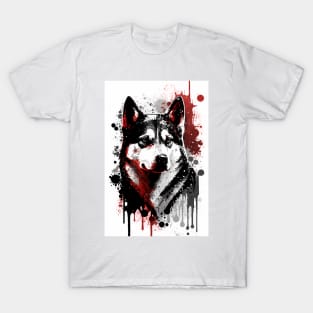 Husky Portrait T-Shirt